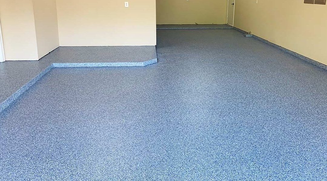 Epoxy Garage Flake Floor For a New Home