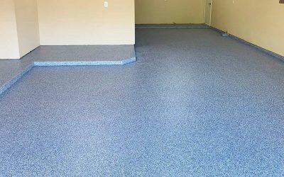 Epoxy Garage Flake Floor For a New Home