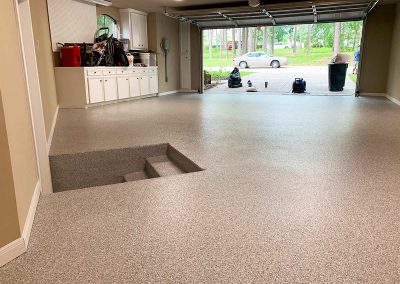 Garage Epoxy Flake Floor